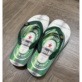 Dép nam Hùng Đào in hình bia Heineken