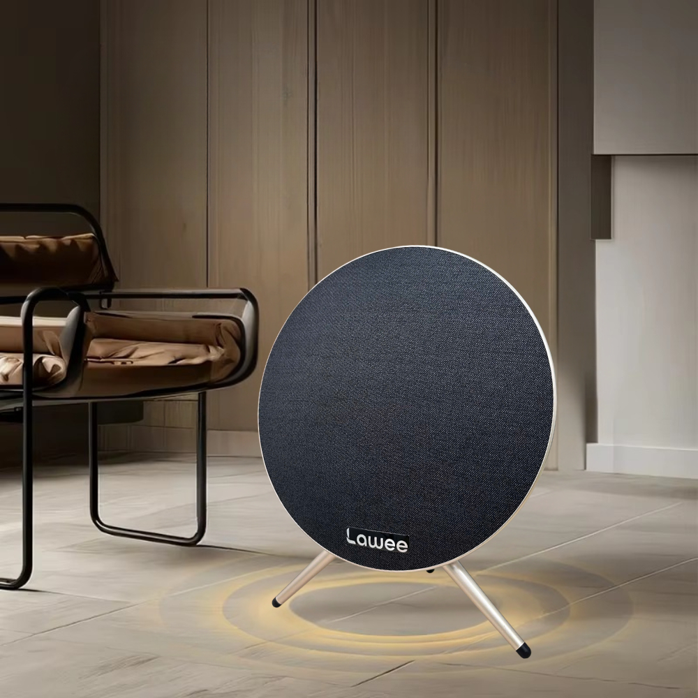 Loa Bluetooth Đĩa Bay Kết Nối Đôi – Loa Nghe Nhạc Bass Mạnh – Loa Mini Di Động Ngoài Trời Trong Nhà – Âm Trầm Vòm 360°