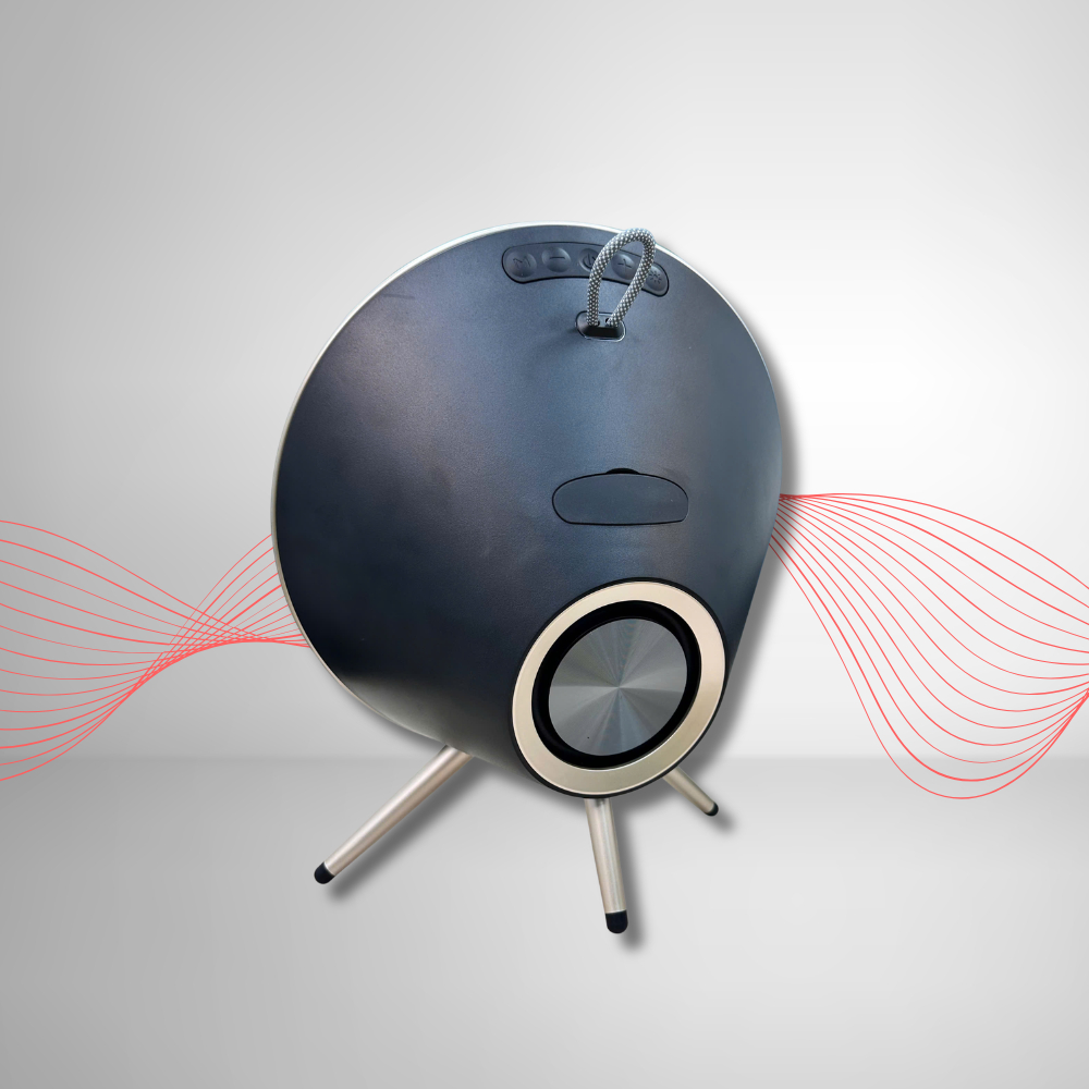 Loa Bluetooth Đĩa Bay Kết Nối Đôi – Loa Nghe Nhạc Bass Mạnh – Loa Mini Di Động Ngoài Trời Trong Nhà – Âm Trầm Vòm 360°