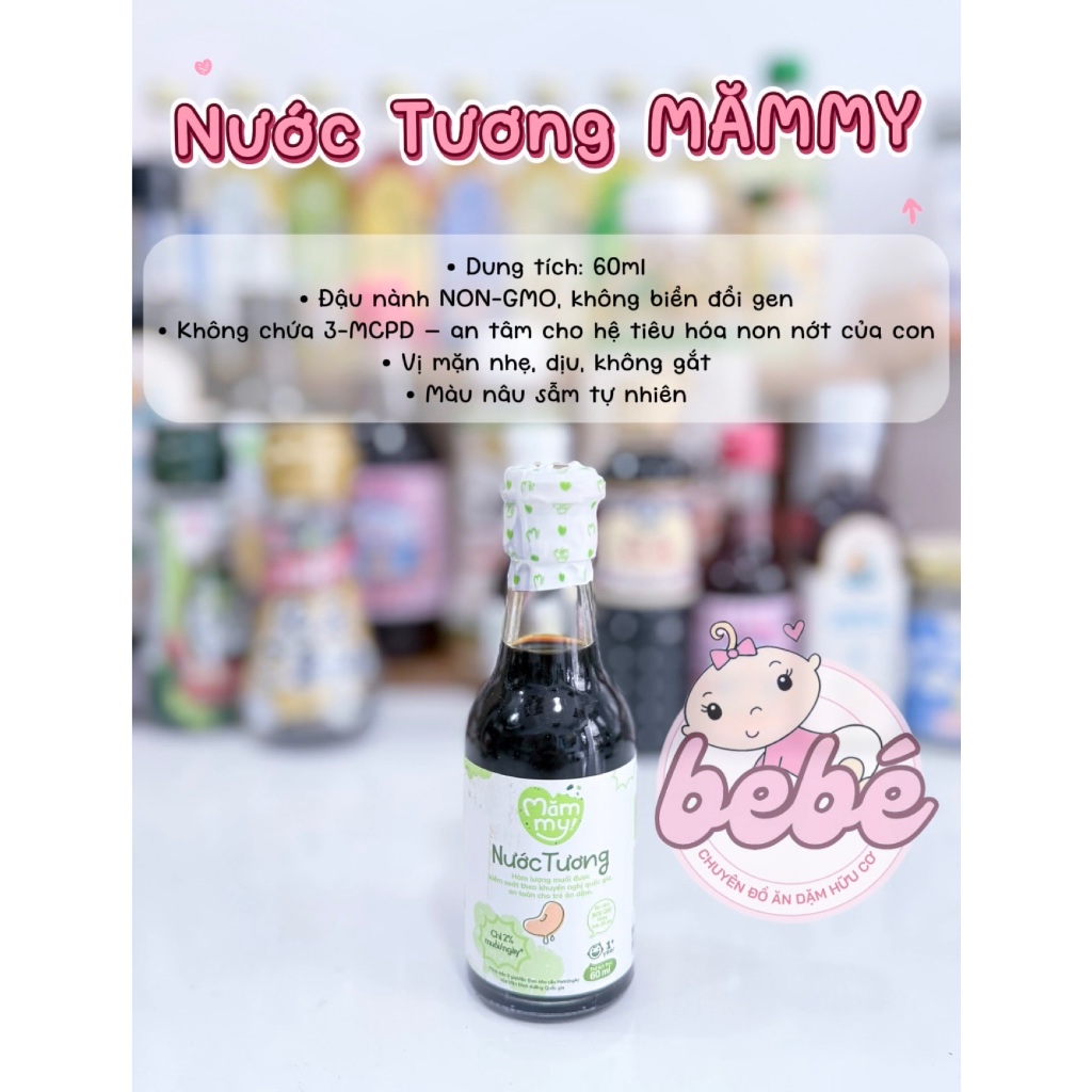 Nước tương tảo bẹ Kid&Mama, Thuyền Xưa, Lumlum, Sokfarm mật hoa dừa cho bé từ 1 tuổi
