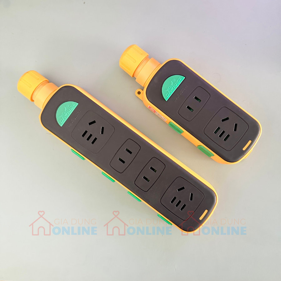 (CHỈ CÓ CHÂN DẸT) Ổ cắm điện có khóa chống rút phích an toàn cho trẻ em