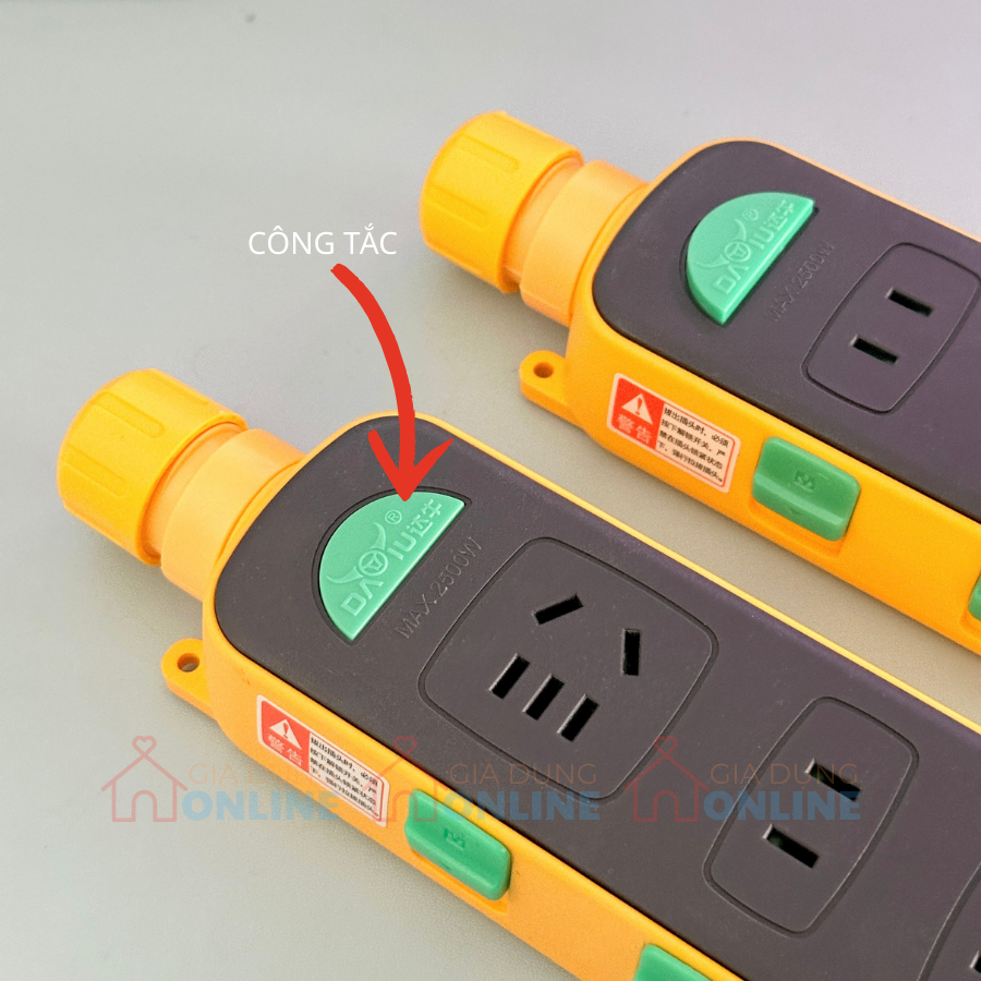 (CHỈ CÓ CHÂN DẸT) Ổ cắm điện có khóa chống rút phích an toàn cho trẻ em