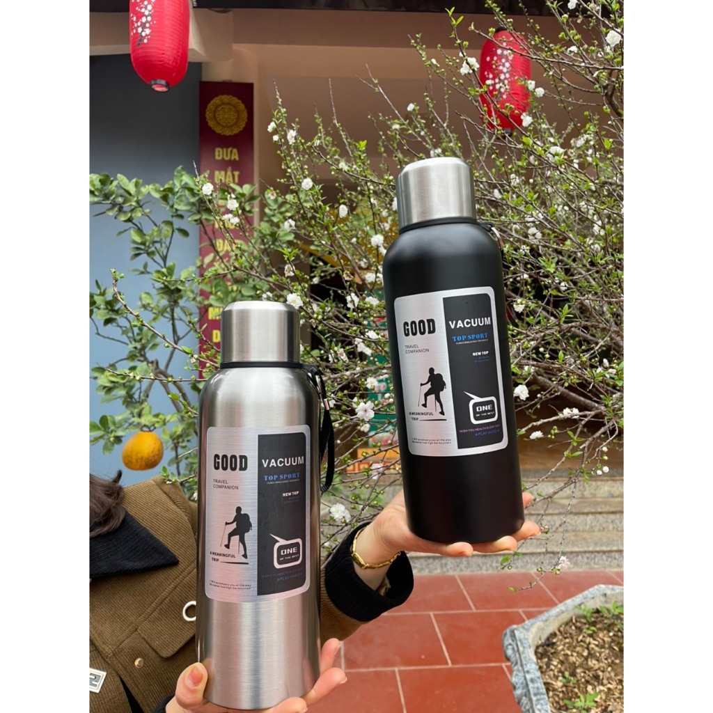 Bình giữ nhiệt, GOOD dung tích 2000ml/1500ml /100ml thép không gỉ 316 giữ nhiệt 6-12h