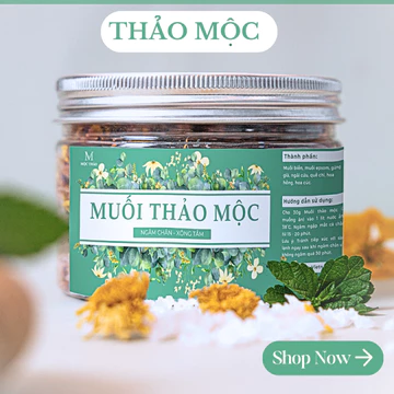 Muối Ngâm Chân Gừng Hoa Cúc - Ngâm Chân, Khử Mùi Hôi Chân