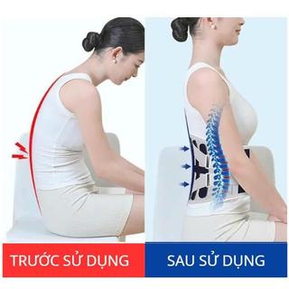 Đai Lưng Định Hình Cột Sống 5 Thanh Thép, Nẹp Thẳng Vùng Thắt Lưng, Chống Đau Lưng, Thoát Vị, Thoái Hóa Cột Sống