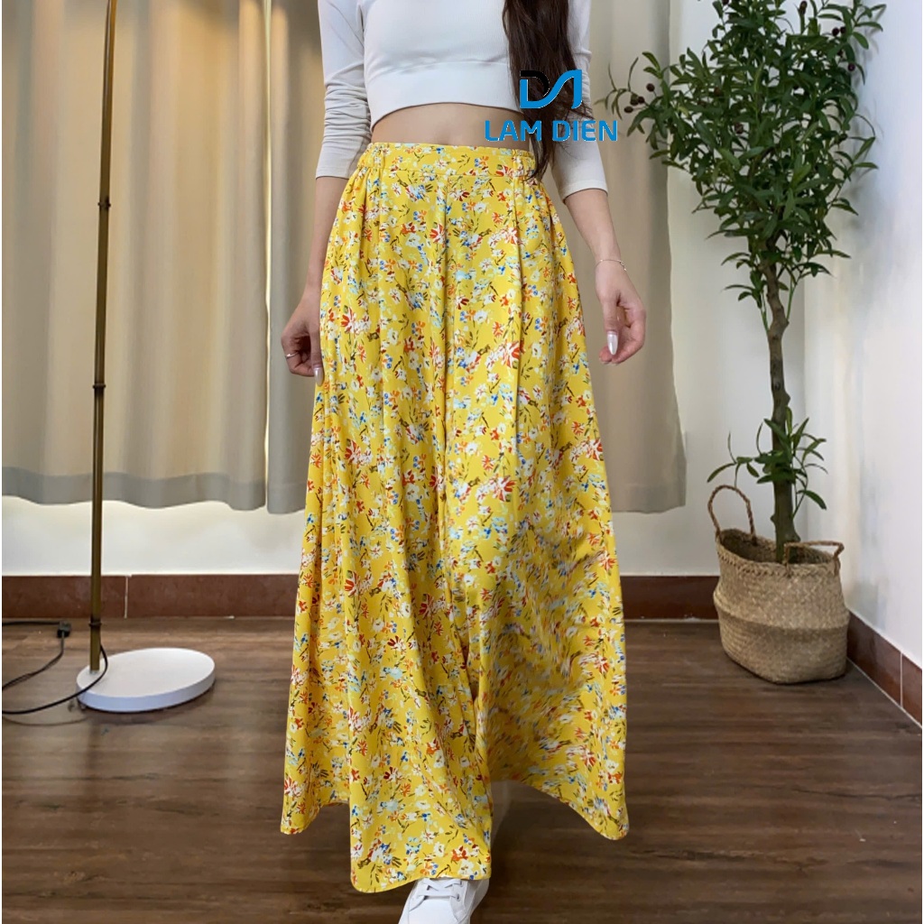 Quần Ống Rộng Nữ, Quần Váy Nữ Đẹp Quần Giả Váy Chất LỤA MỸ Mềm Mại, Tôn Dáng Trẻ Trung Dễ Mặc