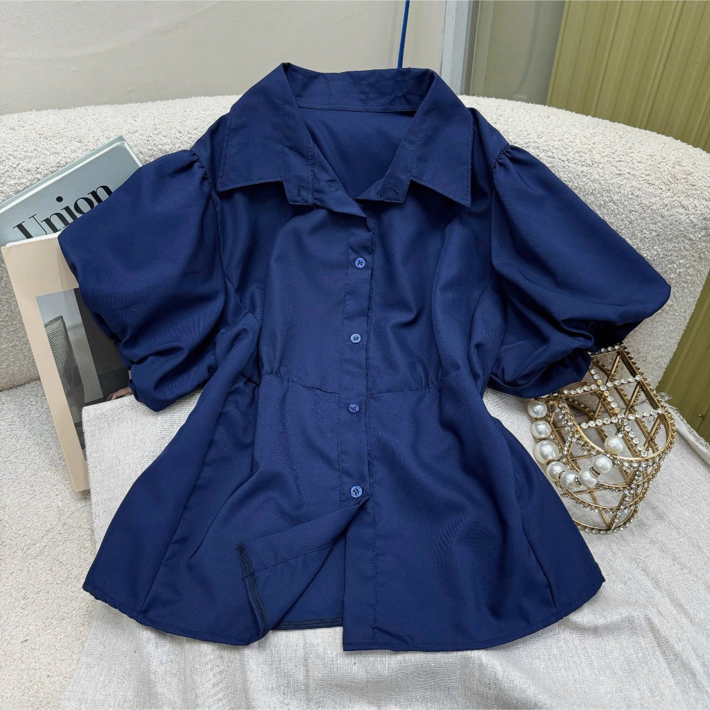 Áo Sơ Mi Thời Trang Bigsize Nữ Tay Ngắn 1 Túi Chất Vải Mềm Mịn Phù Hợp Đi Chơi Đi Làm SM192/SM189