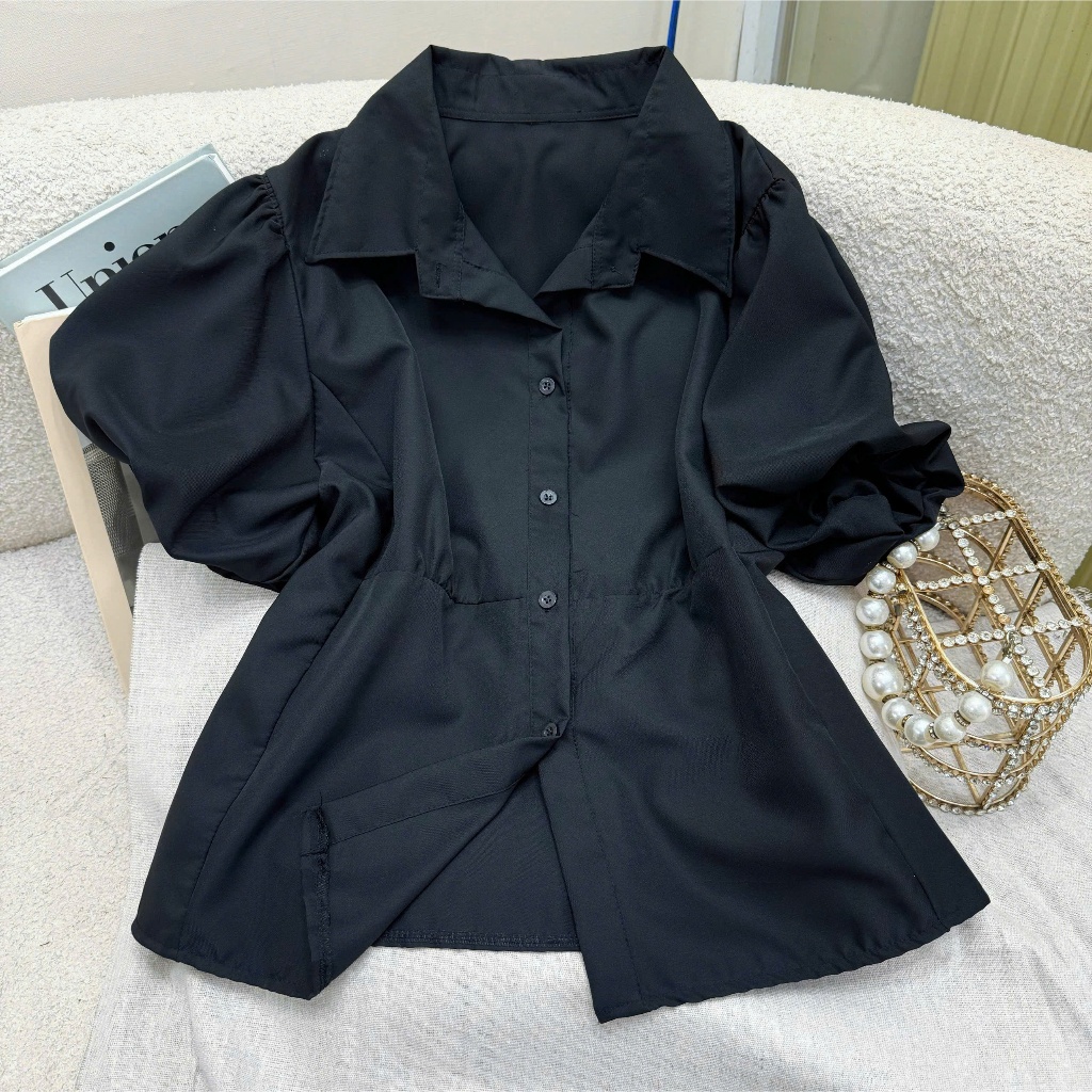 Áo Sơ Mi Thời Trang Bigsize Nữ Tay Ngắn 1 Túi Chất Vải Mềm Mịn Phù Hợp Đi Chơi Đi Làm SM192/SM189