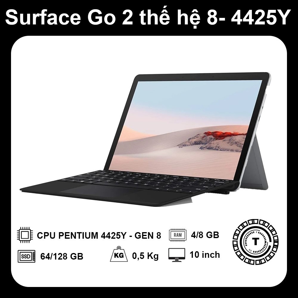 Microsoft Surface Go 2 – RAM 8GB/128GB – Chuẩn Zin Nhật, máy nhẹ viền mỏng | BigBuy360 - bigbuy360.vn