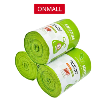 Túi đựng rác Ngải Cứu có dây rút, Chất liệu ngải cứu xua đuổi ruồi muỗi Cao Cấp