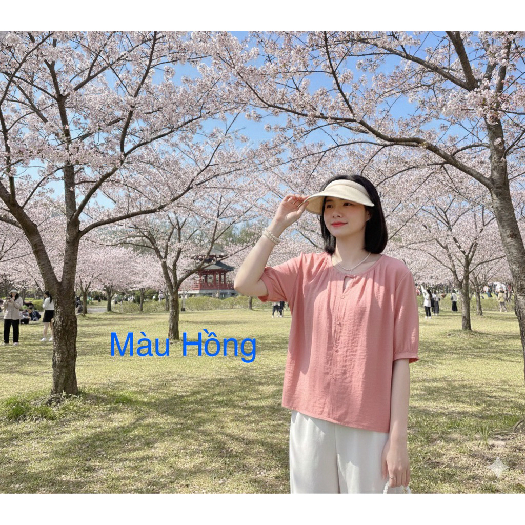 H01- Áo Sơ Mi mặc mùa hè, Phom suông dễ mặc, Chất liệu tơ xước nhật, Giặt tay giặt máy vô tư, Đơn giản tinh tế.