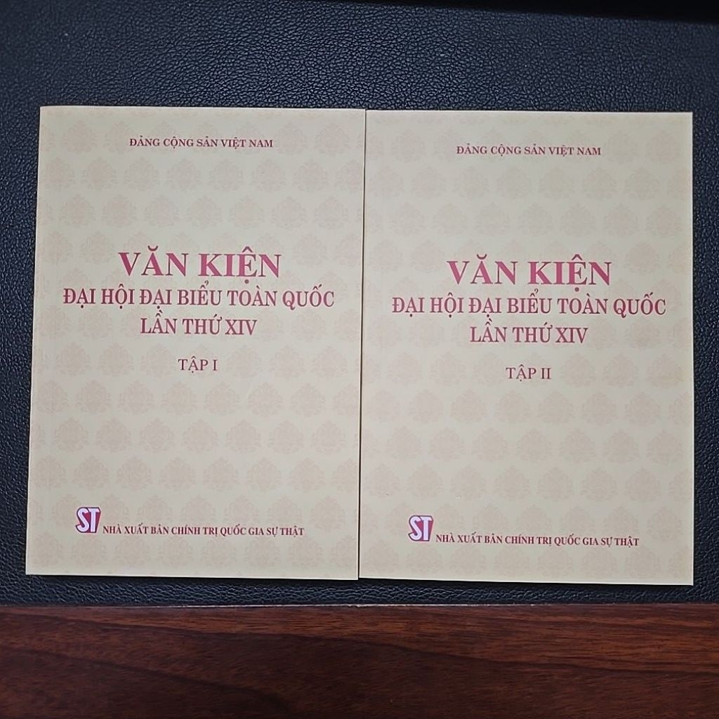 Sách - Văn kiện Đại hội đại biểu toàn quốc lần thứ XIV (Tập I + II)