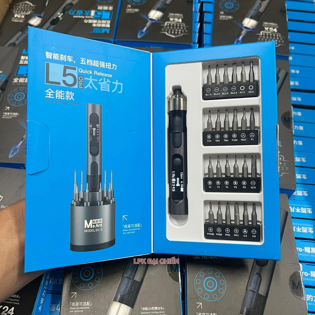 TOVIT Điện MaAnt L5-Pro - 24 đầu mở mọi loại ốc | Shopee Việt Nam