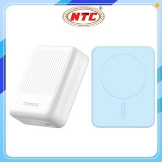 Cục Sạc DP không dây Momax Q.Mag Minimal 2 10000mah – IP123 Sạc Từ Tính 15W / TypeC PD 20W, Có 3C, Thiết kế nhỏ gọn