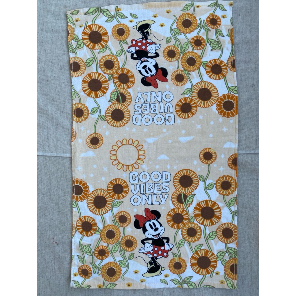 Combo 2 khăn hoạt hình Mickey cho bé size 40x71cm 100% cotton