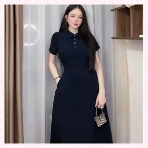 Váy Cố Sen Cộc Tay Dáng Dài 115cm.