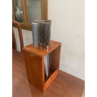 Hộp Đựng Dao Gỗ Đa Năng. Kệ Cài Dao Kéo Di Động Gọn Nhẹ Hộp Dắt Dao Bằng Gỗ tự nhiên