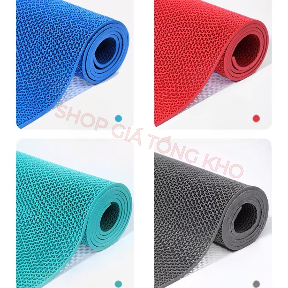 Thảm Nhựa Lưới Zikzak PVC Chống Trượt Thảm Lót Sàn Nhà Tắm, Nhà Bếp, Cửa Ra Vào Khổ 90cm / 120cm