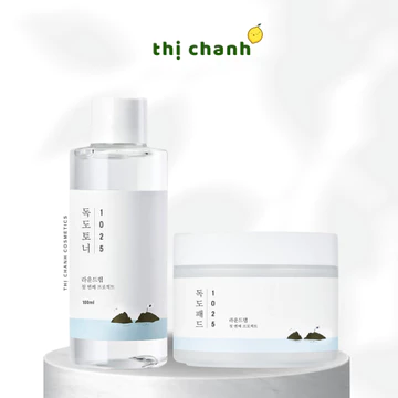 (Nhập Khẩu) Toner/ Toner Pad Nước Biển Dịu Nhẹ ROUND LAB Dokdo 1025 Toner/ Toner Pad