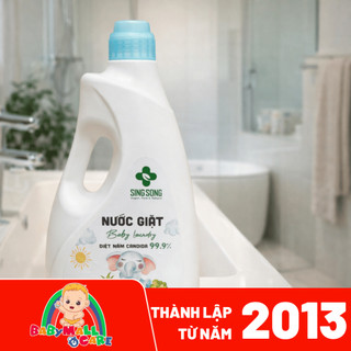 Nước Giặt Sinh Học Singsong Baby Laundry Diệt Nấm Mốc Candida 99.9% Babymall & Care