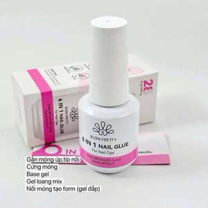 glue gel cứng móng tạo cầu Cao cấp 6 in 1