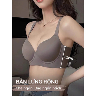 Áo lót đúc su bigsize mút mỏng giả gọng ENMA nâng đỡ bản to cho vòng 1 lớn chống chảy xệ BRA01