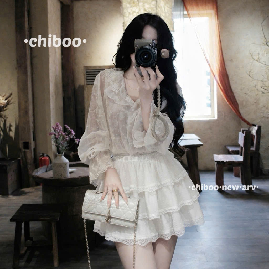 [𝐒𝐮𝐙𝐲] Chân Váy Ren Bi QCCC