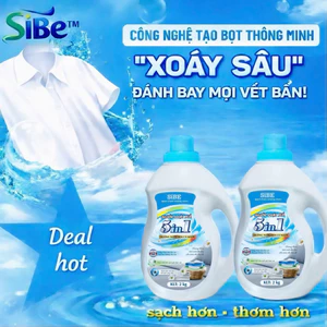 🌸 NƯỚC GIẶT XẢ SiBE 5IN1 – CHUẨN SẠCH CHUẨN THƠM, NÂNG NIU CẢ GIA ĐÌNH 🌸