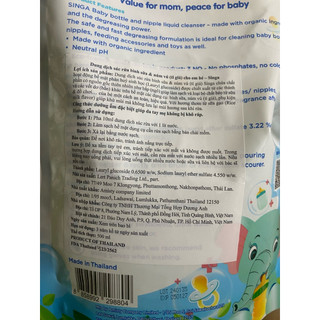 Nước rửa bình sữa  500ml của Thái Lan date 2027