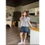 Set áo babydoll cổ sen thêu hoa cổ xinh hàng QC 21163 A097