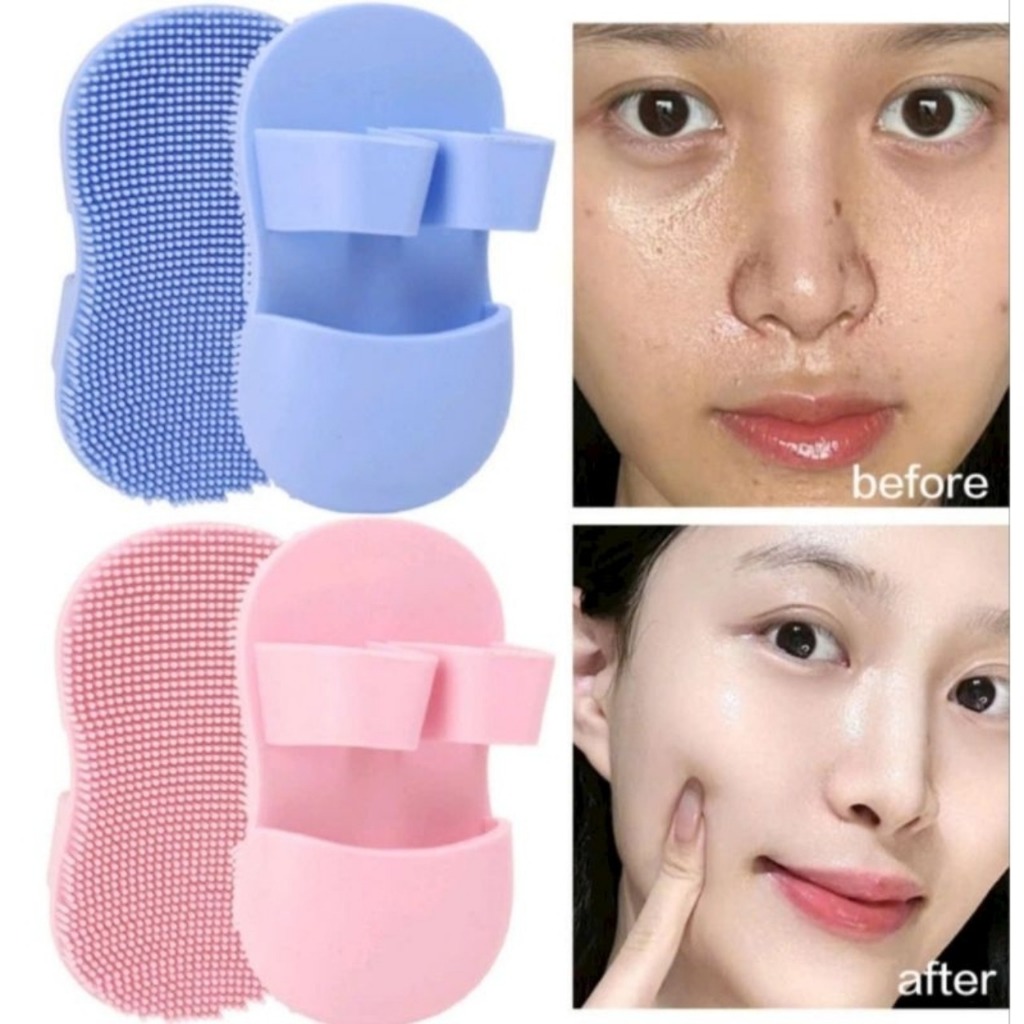 Cọ Rửa Mặt Silicone Tẩy Tế Bào Chết – Miếng Massage Da Mặt Làm Sạch Sâu Dịu Nhẹ