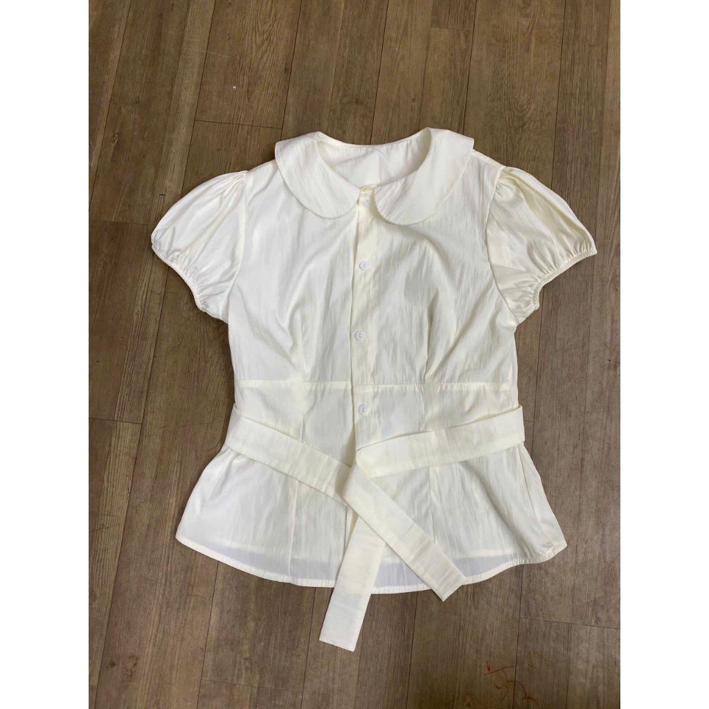 Set Áo Sơ Mi Tay Bồng Mix Chân Váy Midi Ren Thô Boil Dáng Dài Cạp Chun Có Lót Trong Style Tiểu Thư Joolate