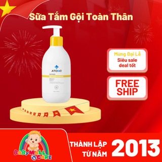 Sữa Tắm Gội Toàn Thân 2in1 Atono2 Oxygen Dịu Nhẹ Cho Bé 0+ 300g Babymall & Care
