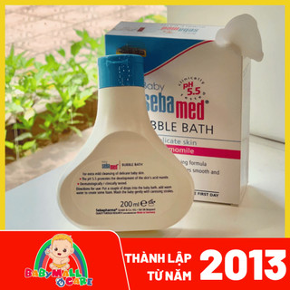 Sữa Tắm Tạo Bọt Baby Sebamed Bubble Bath pH 5.5 Dịu Nhẹ Cho Bé 200ml | Babymall & Care