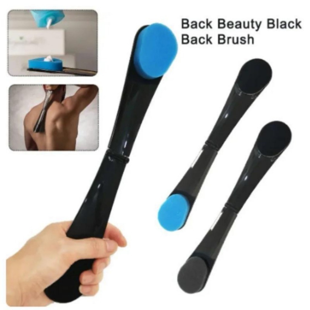 Cây Bôi Kem Lưng Gập Được – Dụng Cụ Thoa Kem Body 2 Đầu Mút Mềm Mại