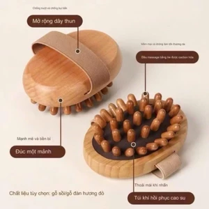 Cây Massage Gỗ – Dụng Cụ Massage Cơ Thể Giảm Mỏi, Thư Giãn Tại Nhà