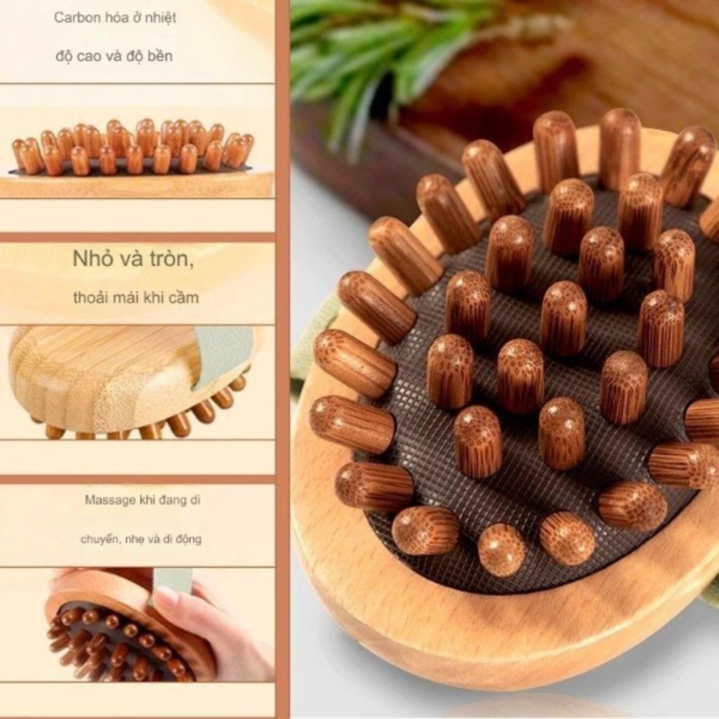 Cây Massage Gỗ – Dụng Cụ Massage Cơ Thể Giảm Mỏi, Thư Giãn Tại Nhà