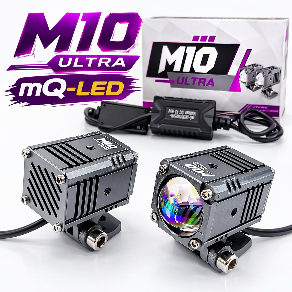Đèn Trợ Sáng Bi Cầu Mini M10 Ultra Titan mQ-LED & M one+ 3 Chế Độ 12 ...