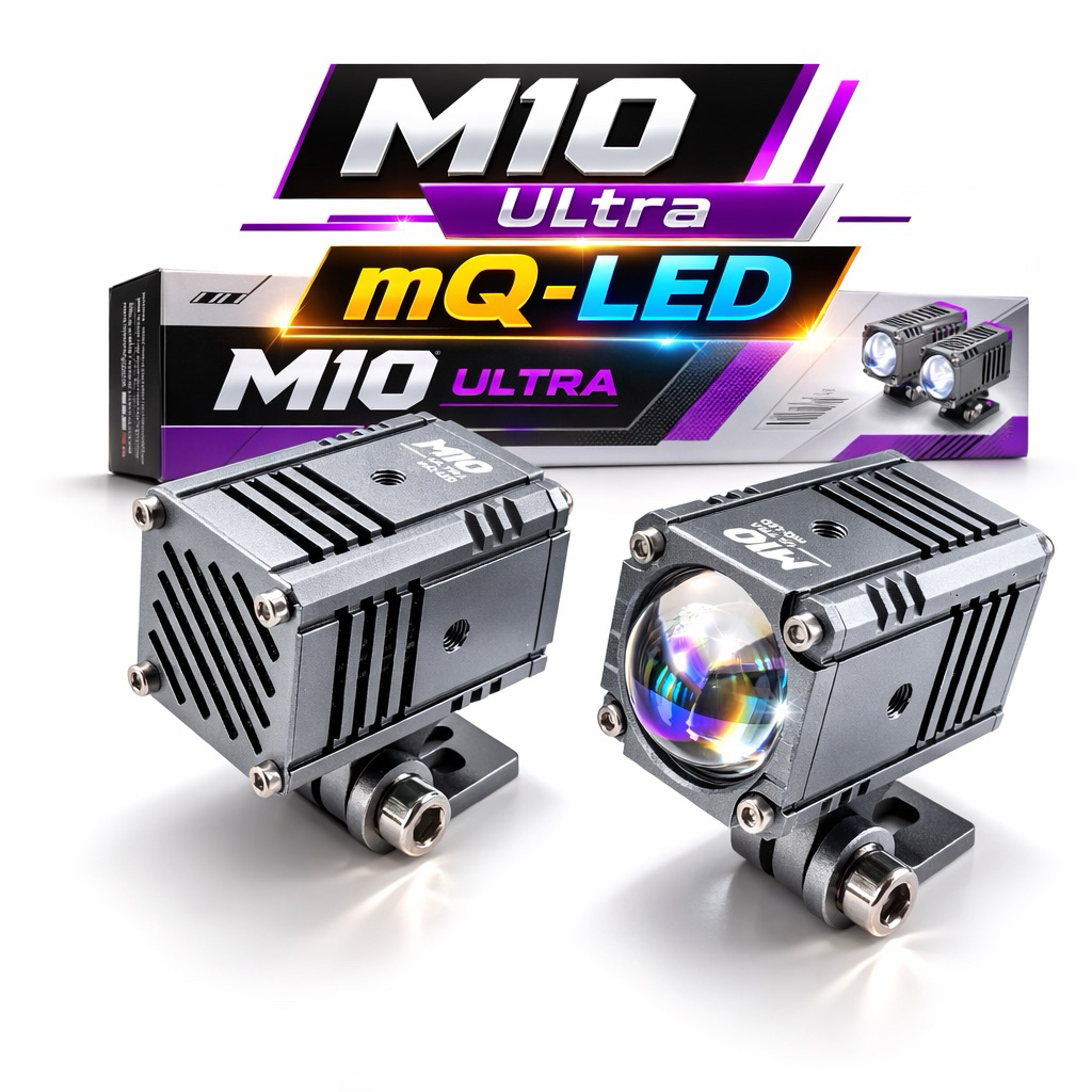 Đèn Trợ Sáng Bi Cầu Mini M10 Ultra Titan mQ-LED & M one+ 3 Chế Độ 12 ...