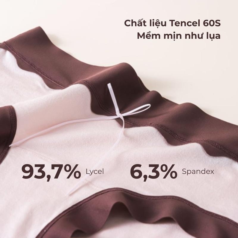 [SANTONY x HƯƠNG GIANG] Hộp quà nội y CHOCOLATE không lộ viền  - quần lót lụa mềm mại, ôm dáng, ngọt ngào như sô cô la