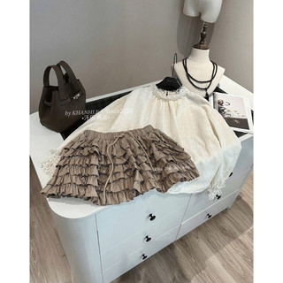 Chân Váy Xoè Tầng Cạp Chun QC