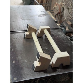 PARALLETTES GỖ - DỤNG CỤ HÍT ĐẤT, CHỐNG ĐẨY BẰNG GỖ TỰ NHIÊN CÓ ĐẾ CHỐNG TRƯỢT ,KHOÉT CHÂN 40cm