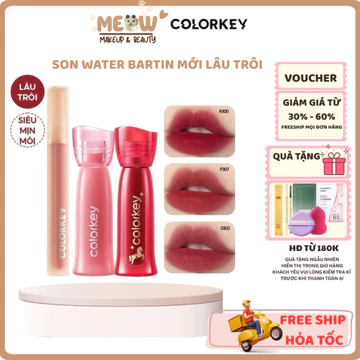 COLORKEY Son Matte Water Tint Lì Dạng Nước Mẫu Mới Lên Màu Chuẩn | Meow Makeup