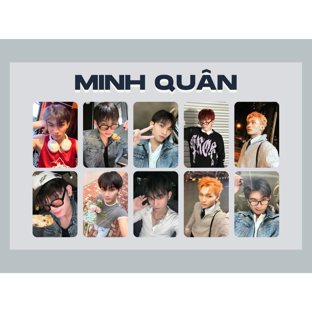 set card bo góc MINH QUÂN / WONBI Tân binh Toàn năng-UPRIZE