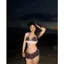 2Soonsumff Bikini 3 mảnh họa tiết trái tim buộc dây phối bèo sexy bộ đồ bơi cao cấp gợi cảm cho nữ