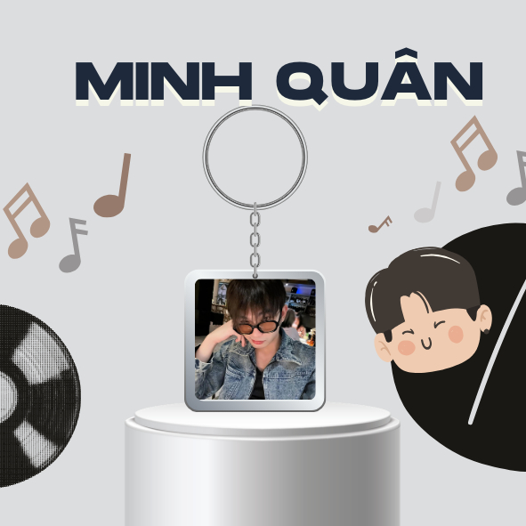 Móc khoá /Keyring MINH QUÂN / WONBI Tân binh Toàn năng-UPRIZE