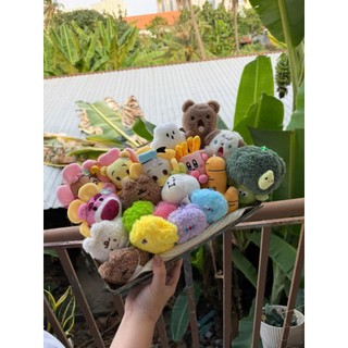 Móc Khoá Ngẫu Nhiên, Móc Khoá Blind Box, Móc Khoá Dễ Thương Bông Hoa Gấu Trái Cây
