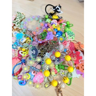 Móc Khoá Ngẫu Nhiên, Móc Khoá Blind Box, Móc Khoá Dễ Thương Bông Hoa Gấu Trái Cây