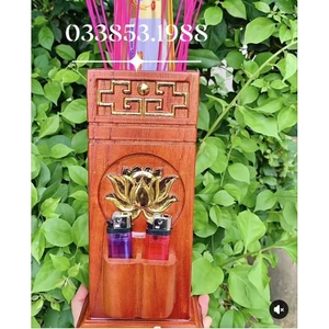 ống đựng hương sen vàng