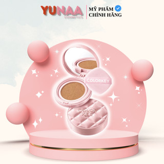 [Y365] Cushion Chống Nắng COLORKEY - Long Lasting Flawless Brightening - Mỏng Nhẹ, Lâu Trôi, Nâng Tone, Dưỡng Sáng 11g